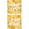 Happy Yellow C by Lisa Audit 14" x 14" Canvas Wall Art (Set of 2)